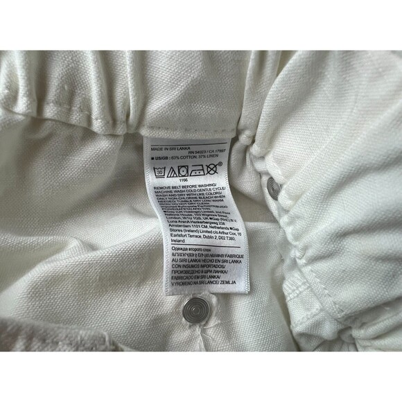 Banana Republic Paperbag Shorts  Women's Size 4  NWOT  Super High-Rise  Ivory - Picture 6 of 9